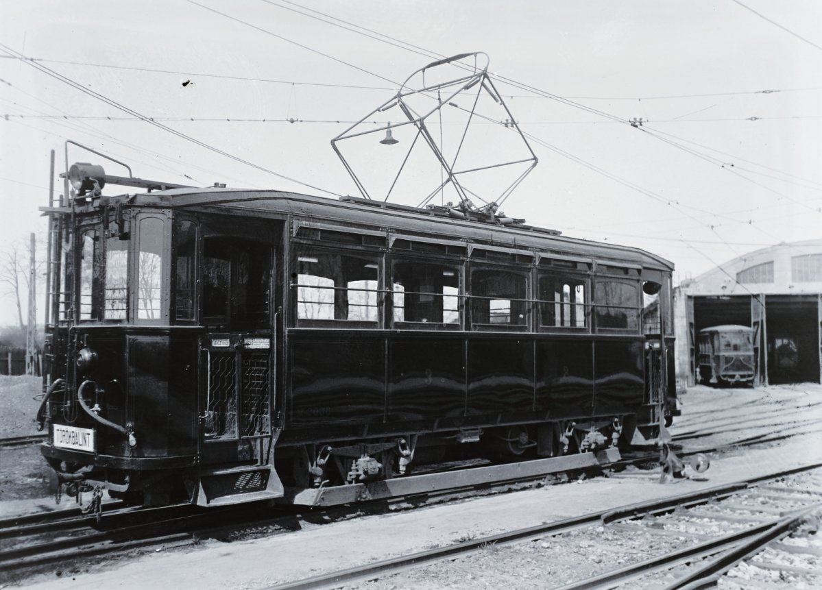 A BBVV villamos motorkocsija (Fotó: Fortepan/Magyar Műszaki és Közlekedési Múzeum / Archívum / Negatívtár / BHÉV gyűjteménye Leltári jelzet: 32506) fortepan_132396.jpg