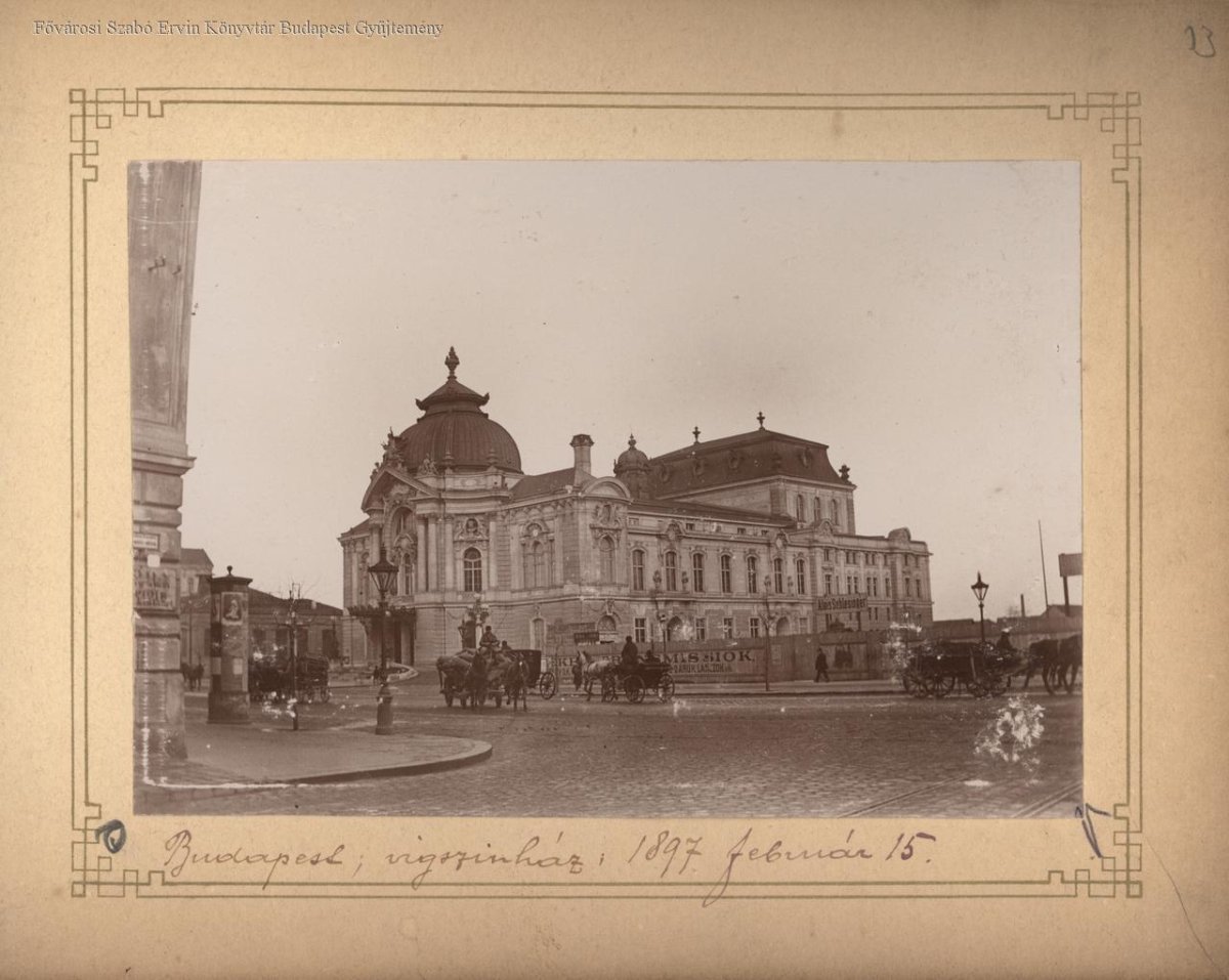 A felépítésekor még külvárosi környék volt a Vígszínház környéke (Fotó: FSZEK Budapest Gyűjtemény) d95d8878-c8c0-4730-bf4f-115a90bcc90e.jpg