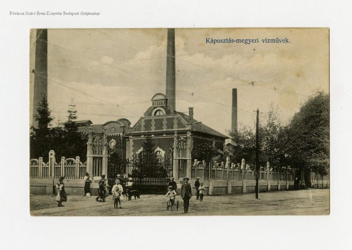 A Káposztásmegyeren felépült vízmű (Fotó: FSZEK, Budapest Gyűjtemény) e8fd4e67-3ed1-47fa-a046-c66299c96c40.jpg