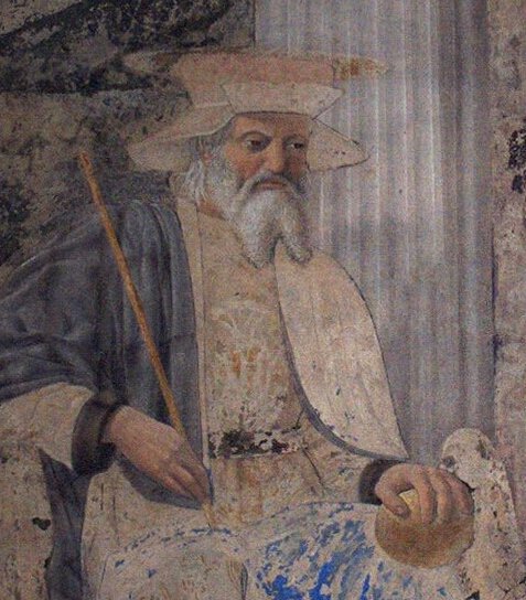 Szent Zsigmond ábrázolása Piero della Francesca egyik freskóján, 1451 körül (Forrás: hu.wikipedia.org) 02 szent zsigmond.jpg