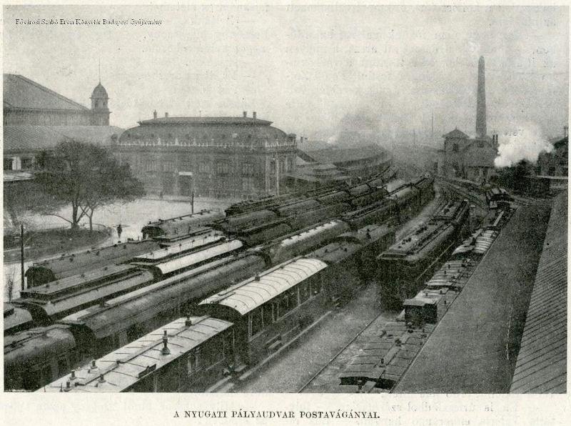 A pályaudvarok vágányai már béke időben is zsúfolásig voltak kocsikkal (Forrás: Fővárosi Szabó Ervin Könyvtár Budapest Képarchívum) 2ee41c38-13bc-4233-b65f-451b691fdb32.jpg
