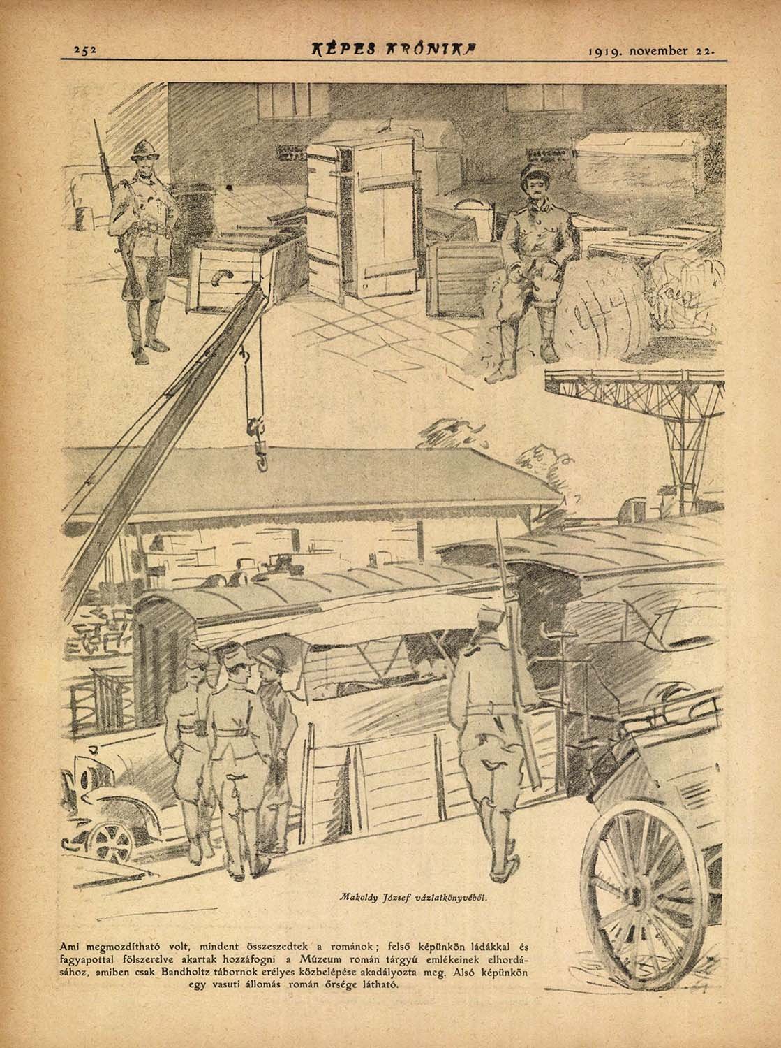 „Ami megmozdítható volt, mindent összeszedtek a románok” (Képes Krónika, 1919. november 22.) románok-12-1.jpg