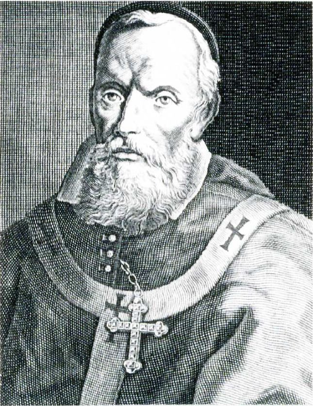 Széchenyi György esztergomi érsek, a gimnázium alapítója (Forrás: Körmendy Károly szerk.: Egy 320 éves iskola a Vár tövében, 2007) 01 érsek.jpg
