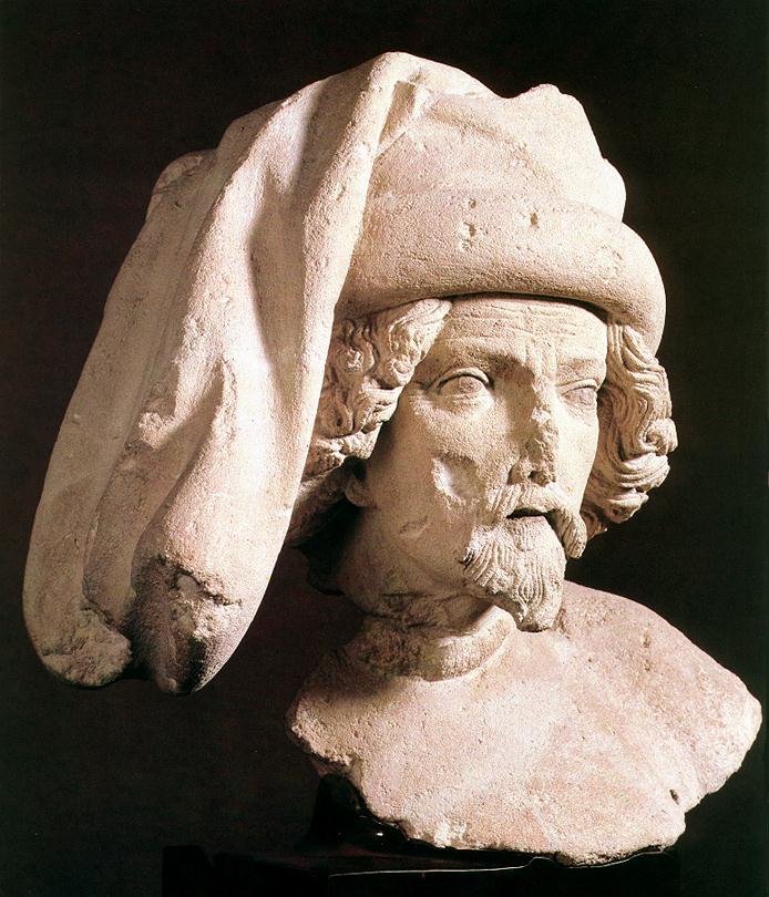 Fejtöredék az 1974-es budai szoborleletből, Budapesti Történeti Múzeum (Forrás: Képzőművészet Magyarországon - Fine Arts in Hungary) fej.jpg