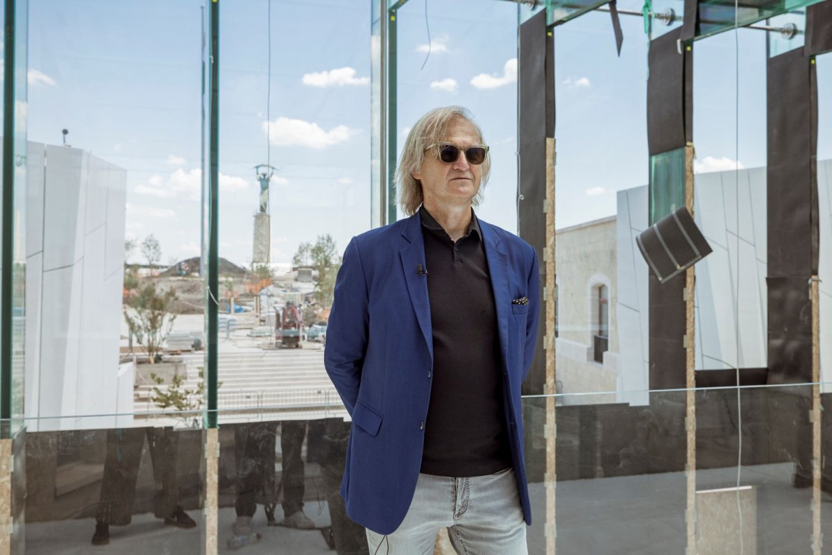 Taraczky Dániel építész, a Citadella felújításának vezető tervezője (Fotó: Várkapitányság) 556A7730.jpg