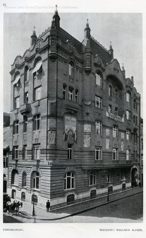 A székház egy XX. század eleji fényképen (Forrás: Magyar Építőművészet, 1907. 11. szám) 06 régi.jpg