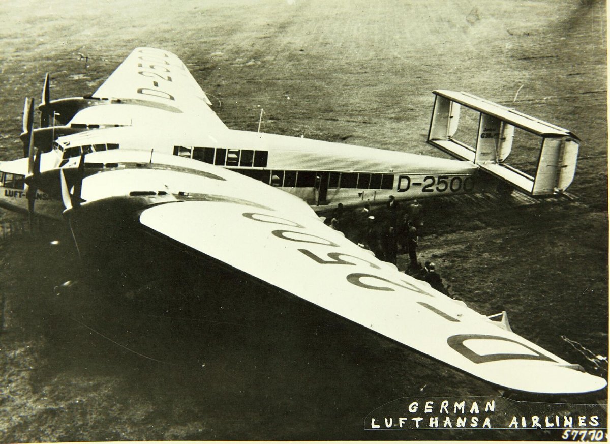 A Jungers G 38. (Fotó:Wikipedia/ SDASM - https://www.flickr.com/photos/sdasmarchives/7585446728/) 1484px-Junkers_G_38.jpg