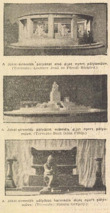 A három díjazott pályamű (Forrás: Pesti Hírlap, 1924.12.24.) Pesti Hirlap, 1924.12.24.jpg