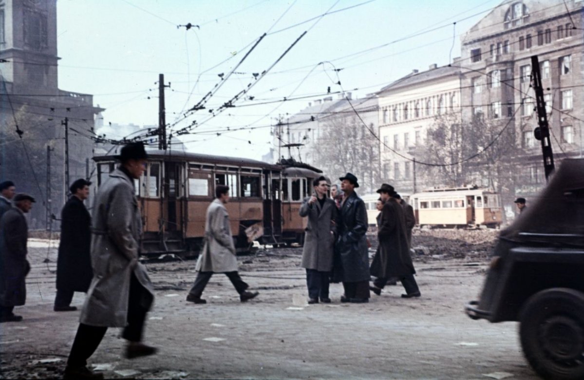 Harcok a Kálvin téren (Fotó: Fortepan/Képszám: 293940) fortepan_293940.jpg