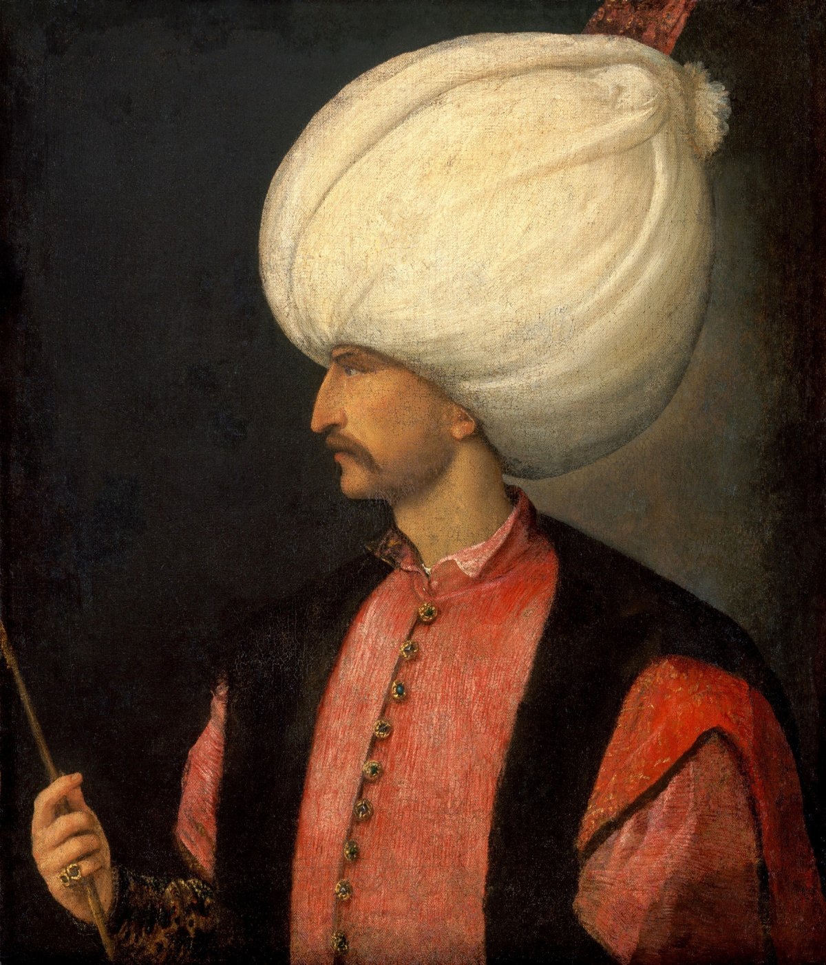I. Szulejmán szultán az 1530-as években egy XVI. századi festményen EmperorSuleiman.jpg