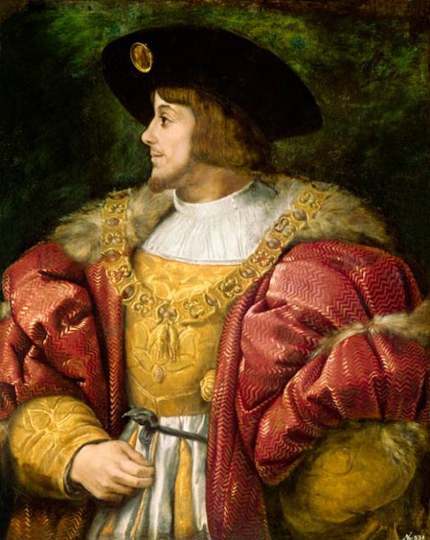 II. Lajos magyar király 1526-ban (Németalföldi mester olajfestménye (Szépművészeti Múzeum) Lajos_II.jpg