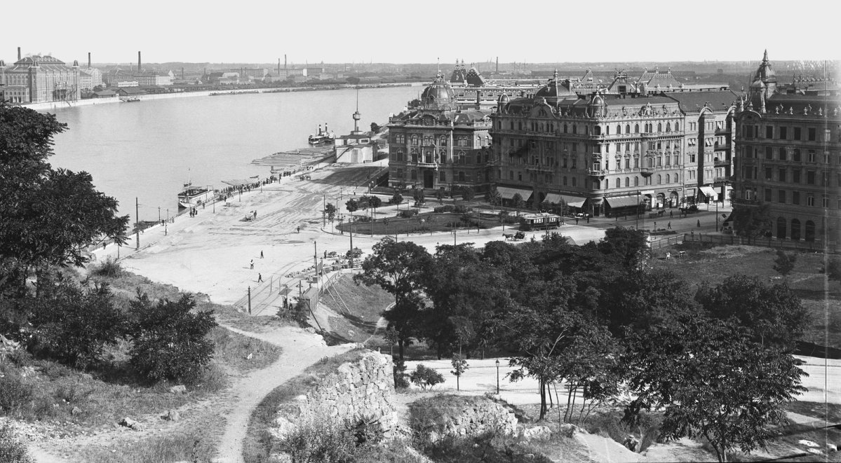 Az épülő Műegyetem 1909-ben (Fotó: Fortepan/ Deutsche Fotothek / Brück und Sohn) fortepan_277841.jpg